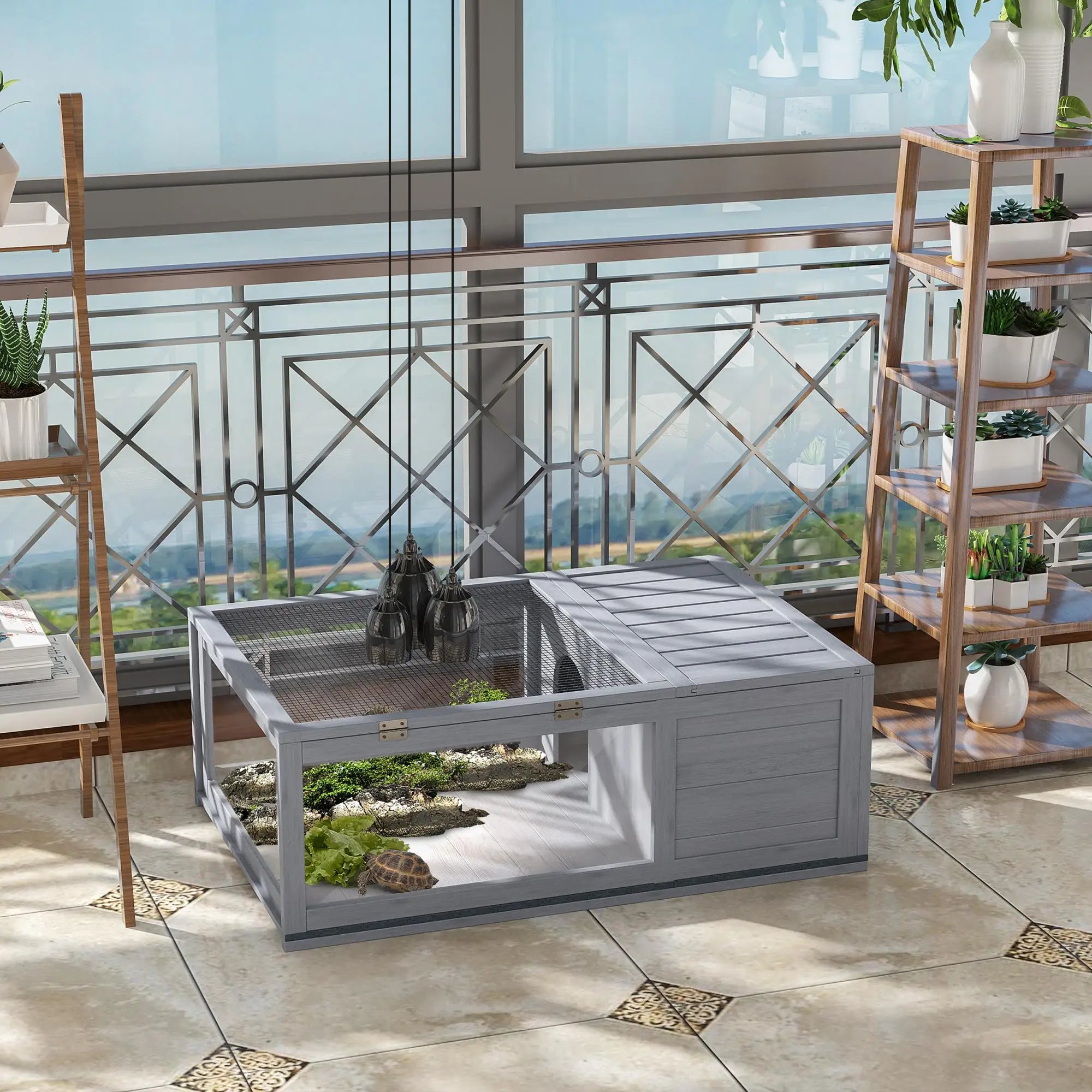 PawHut Maison pour tortues de terre