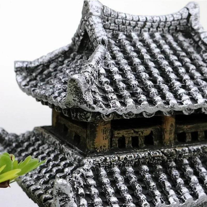 Maison asiatique en résine
