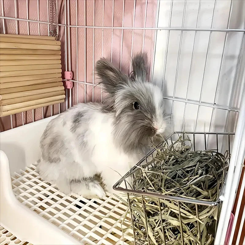 Panier métal pour lapin