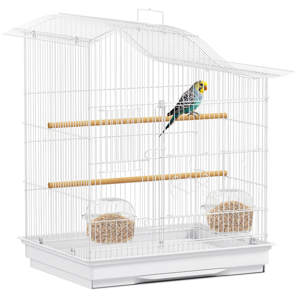 Cage à oiseaux toit en vague