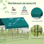 Enclos à poules L185 cm
