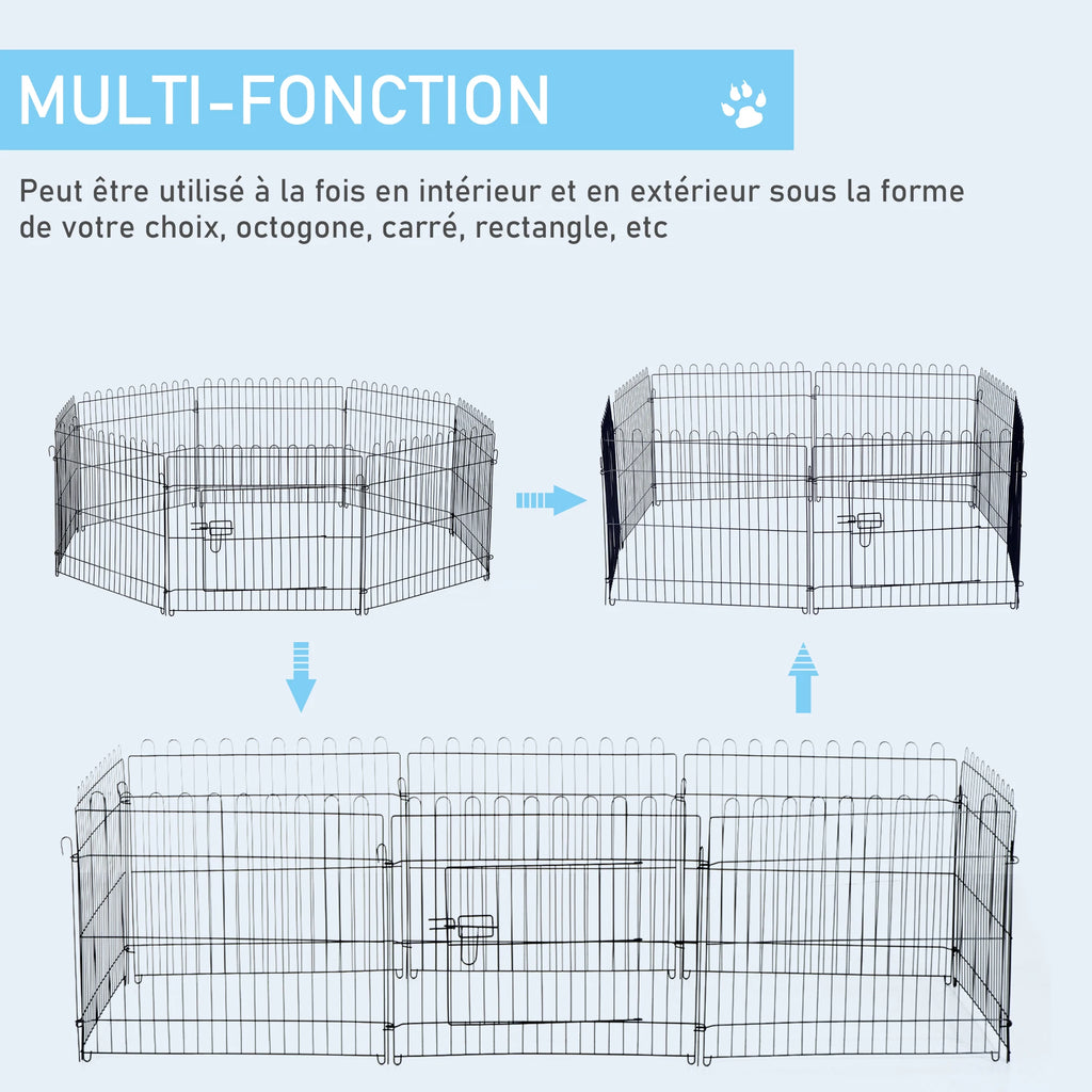 Enclos forme modulable à lapins