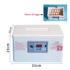 Incubateur 20 œufs de poules