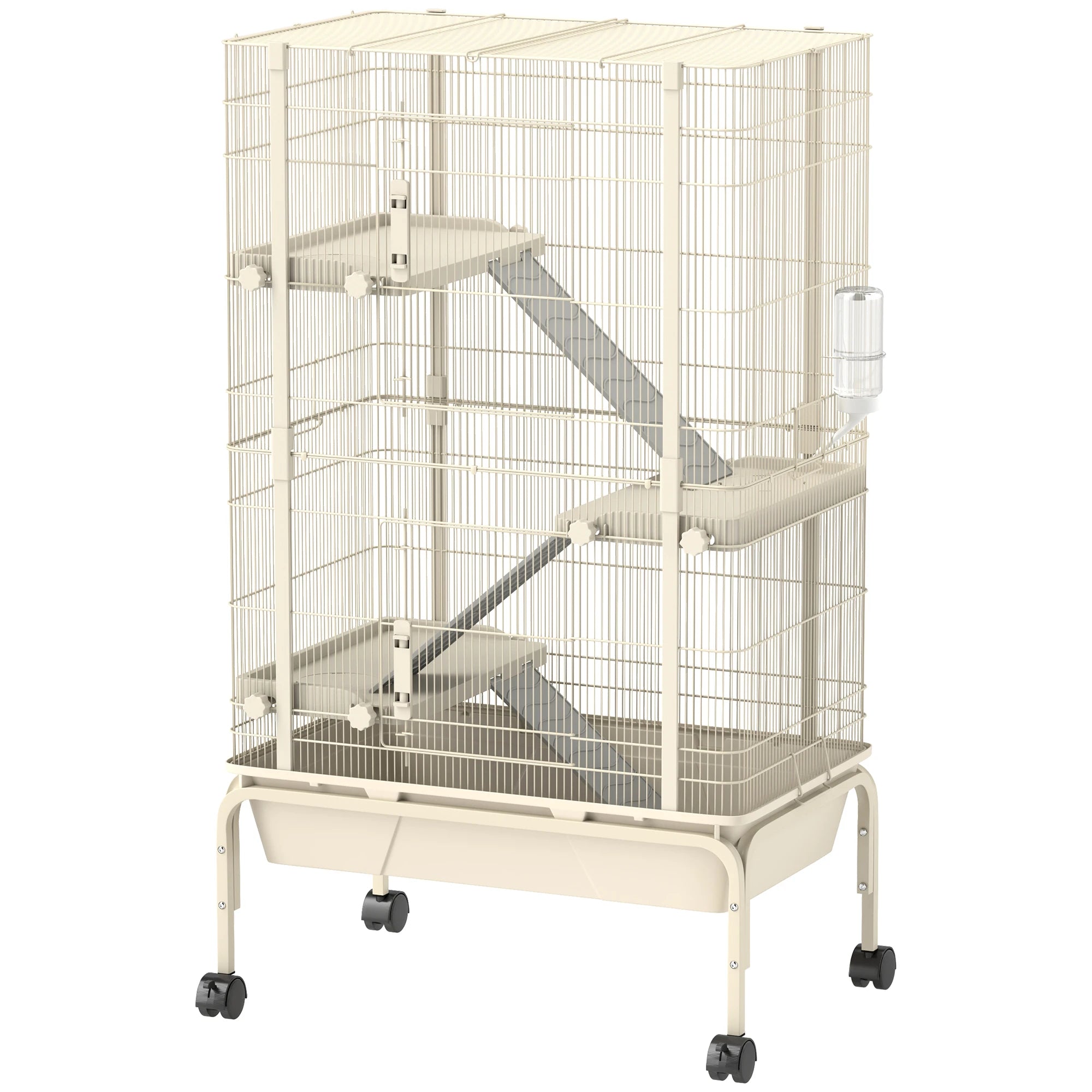Cage blanche pour furet ou chinchilla