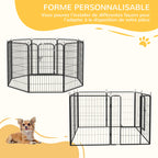Enclos haut pour grand chien
