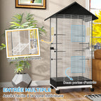 Cage à oiseaux d’intérieur haute