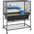 Cage à roulette pour furet ou chinchilla