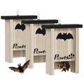 Lot de 3 cabanes chauve-souris