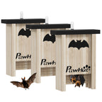 Lot de 3 cabanes chauve-souris