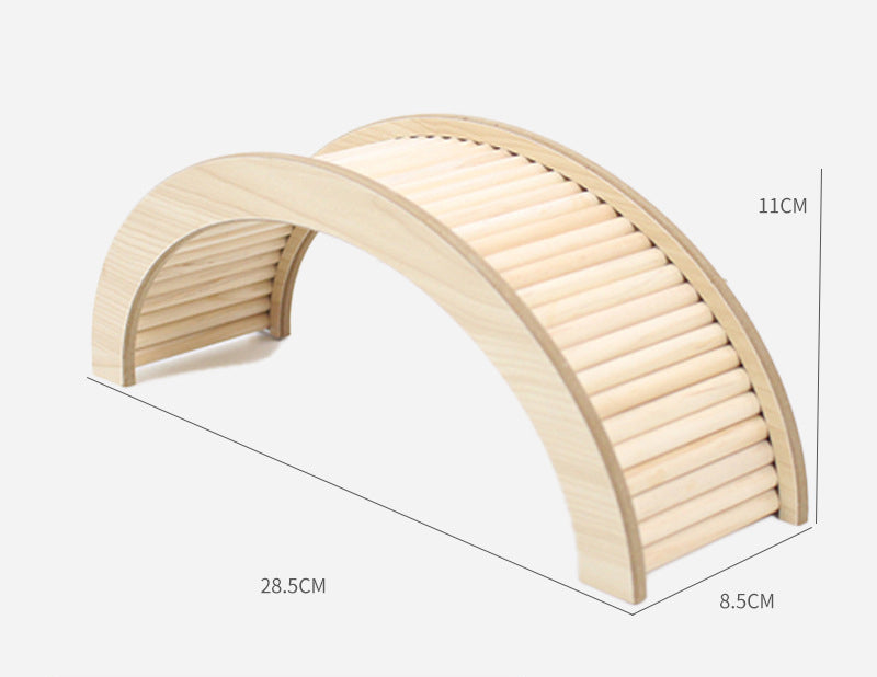 pont en bois hamster