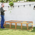 Clapier en bois, d’extérieur à lapins