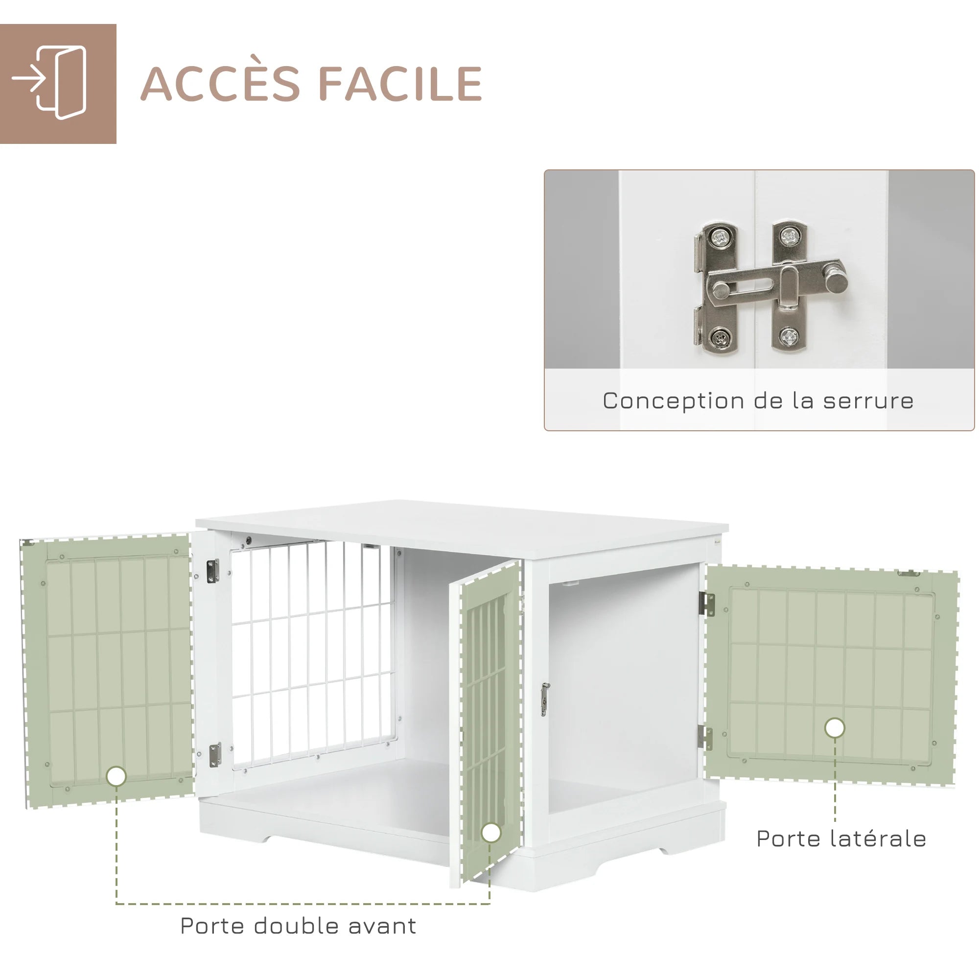Cage d’intérieur petit chien