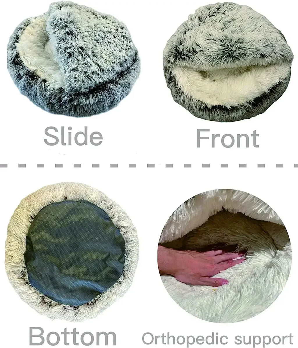 Coussin semi fermé pour chats