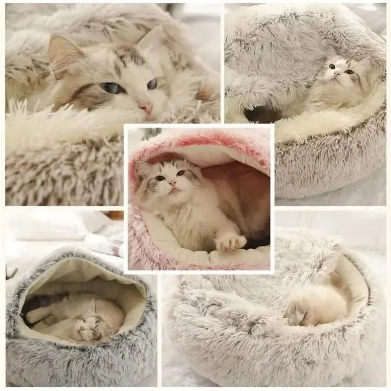 Coussin semi fermé pour chats