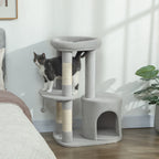 Arbre à chats 90 cm niche ronde