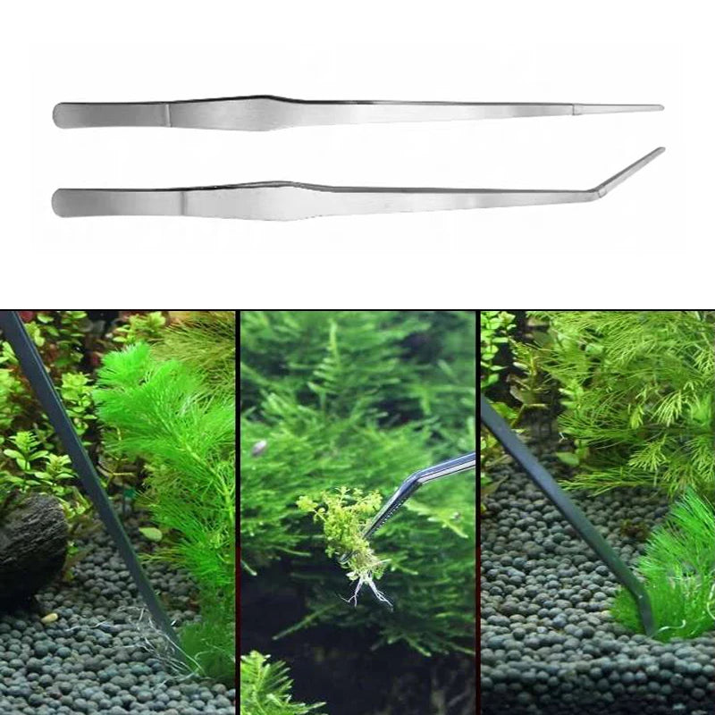 Pince longue pour aquarium