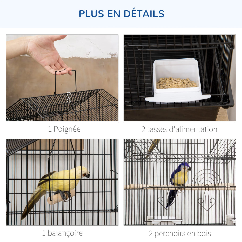 Cage à oiseaux design maison