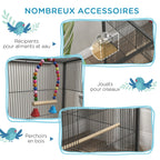 Cage sur pied, à roulettes