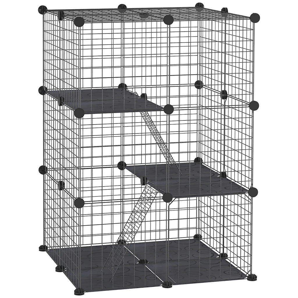 Enclos modulable à 39 panneaux