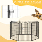 Enclos haut pour grand chien
