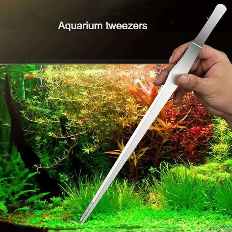 Pince longue pour aquarium