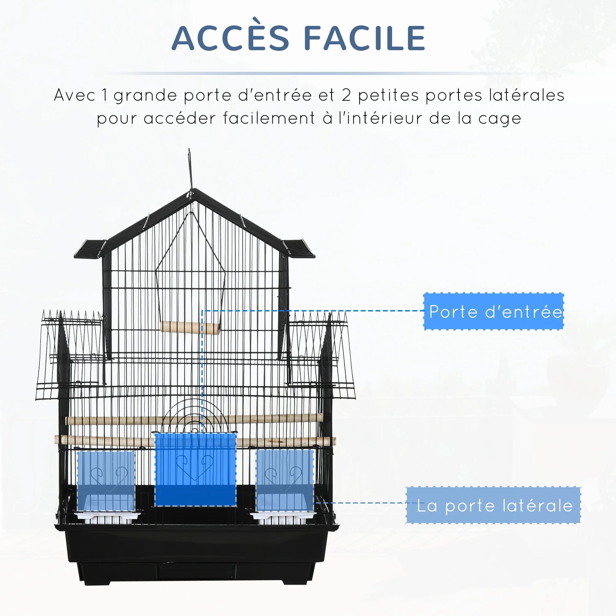 Cage à oiseaux design maison
