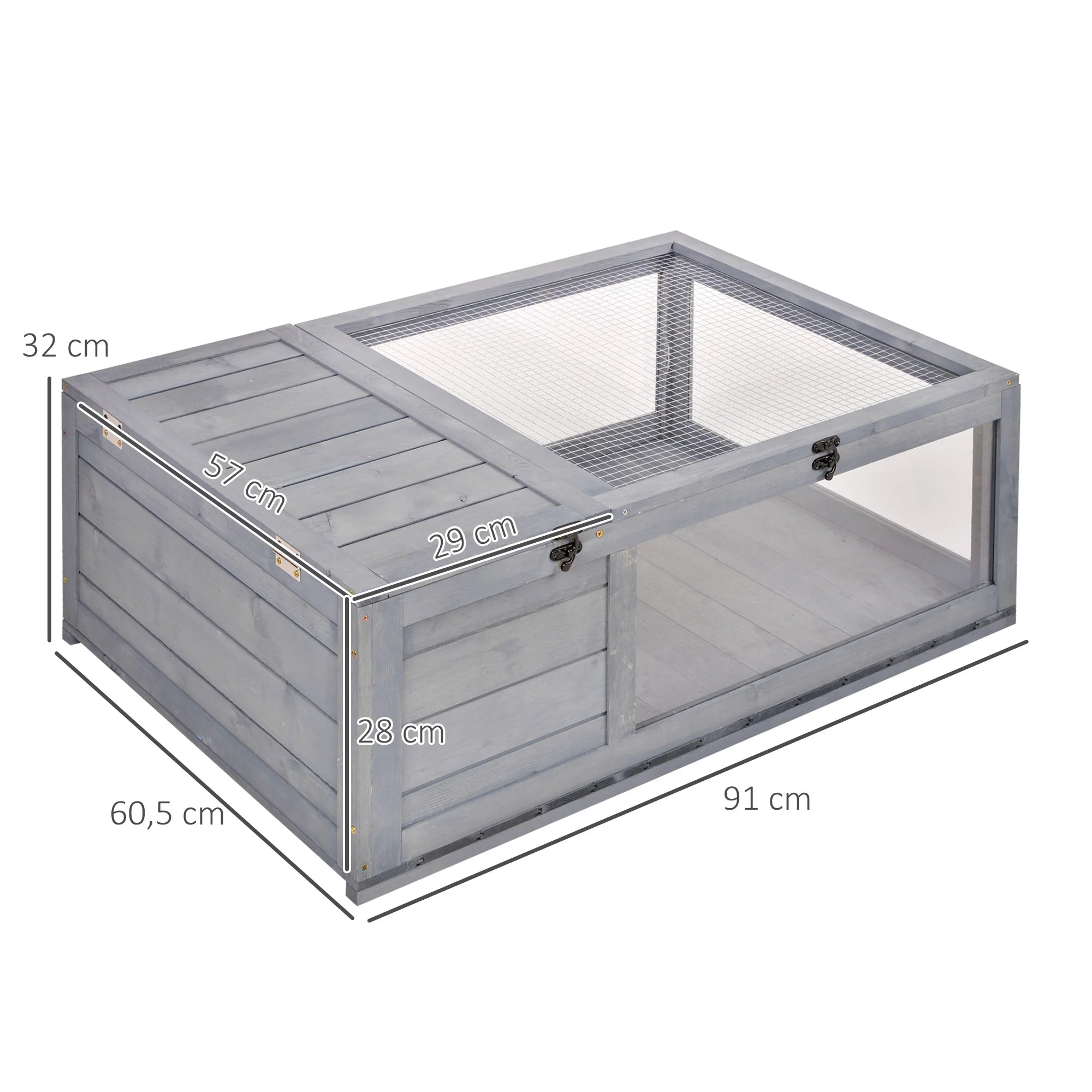 PawHut Maison pour tortues de terre