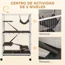 Cage blanche pour furet ou chinchilla
