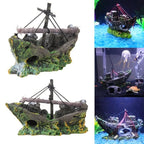 Épave bateau pirate résine