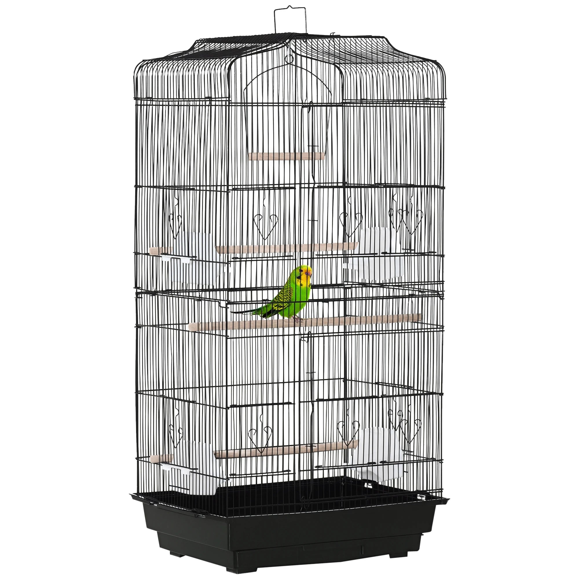 Volière à oiseaux double porte