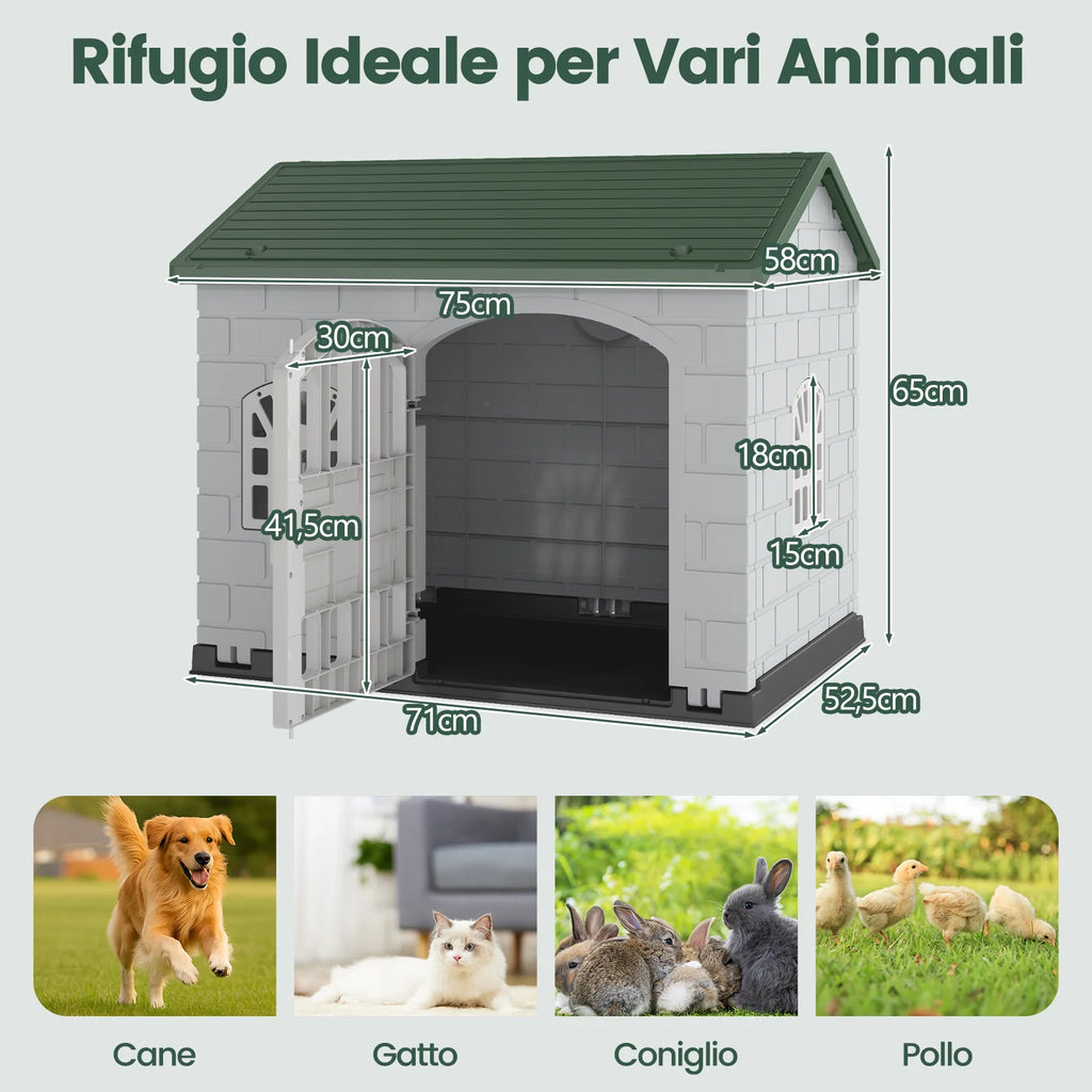 Niche plastique petit chien