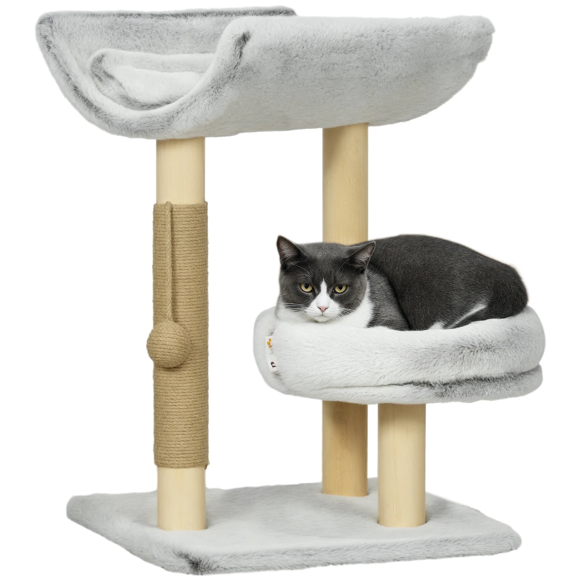 Arbre à chats  couchette incurvée