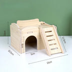 Jouets bois hamster