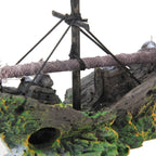 Épave bateau pirate résine