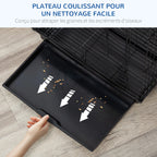 Cage toit ouvrant petit perroquet