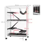 Cage blanche pour furet ou chinchilla