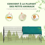 Enclos à poules L185 cm