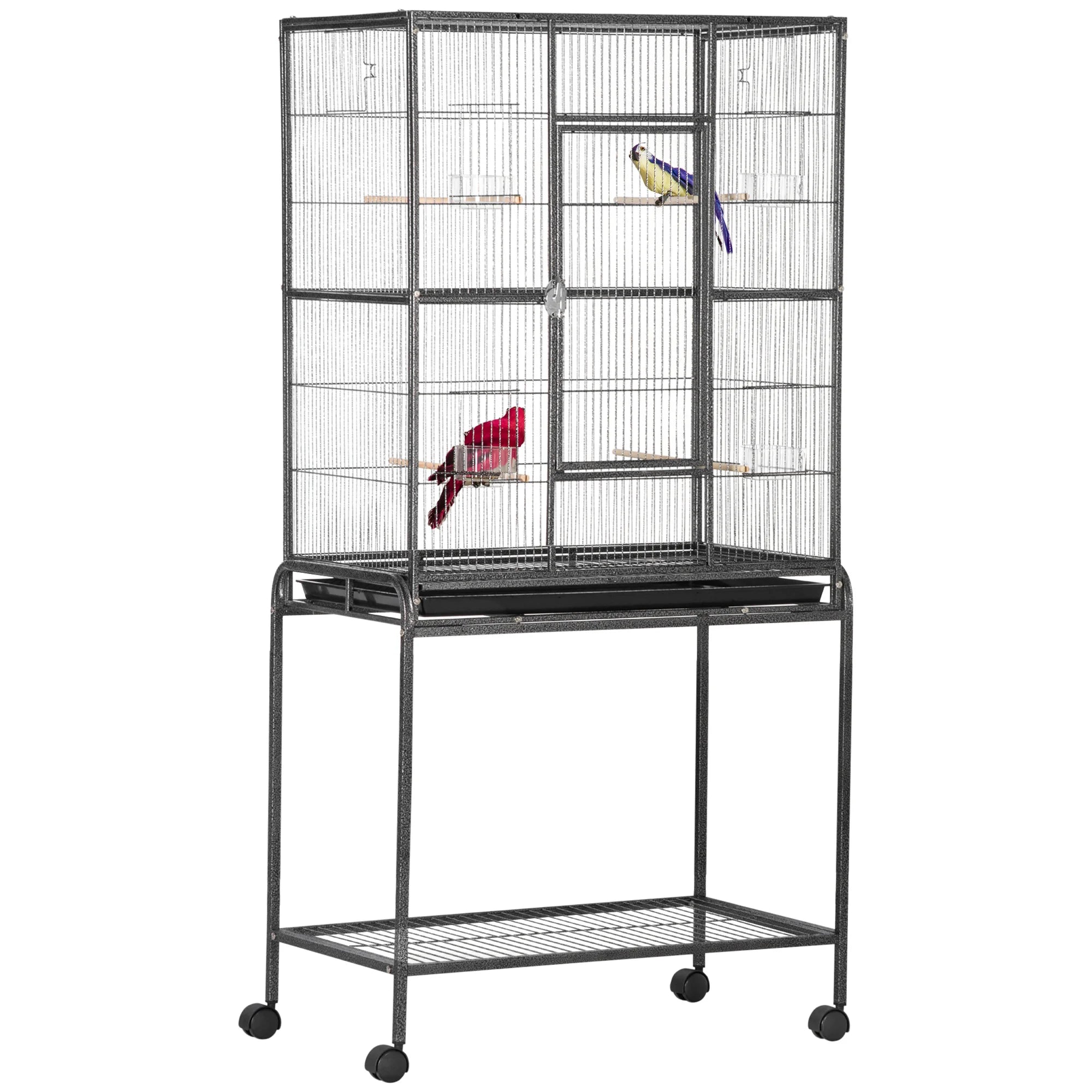 Cage à Perroquet support roulant