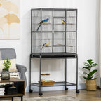 Cage à Perroquet support roulant