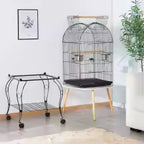 Cage toit ouvrant support roulant