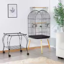Cage toit ouvrant support roulant