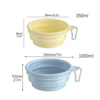 Gamelle pliante en silicone pour chien