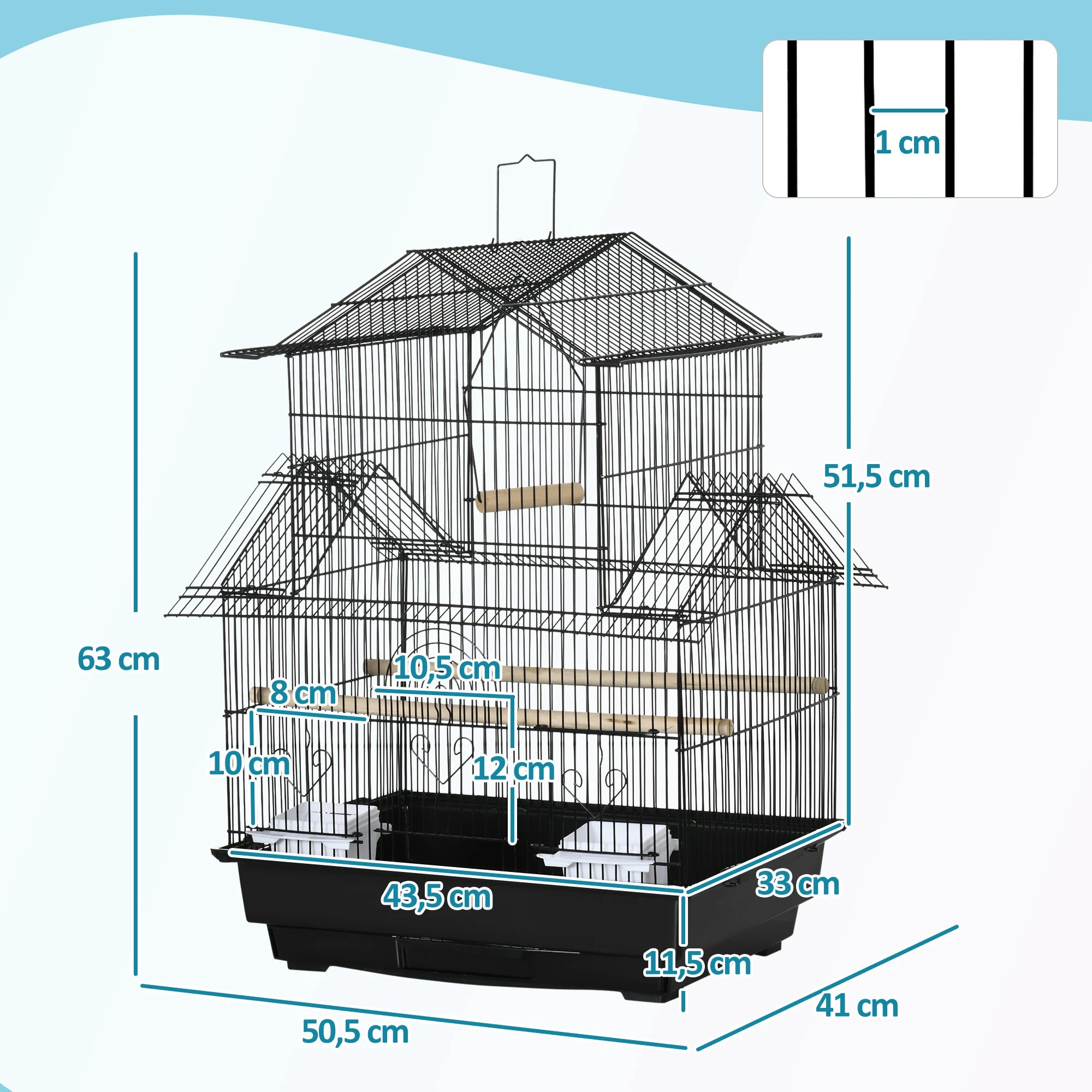 Cage à oiseaux design maison