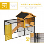 Clapier cottage d’extérieur à lapin