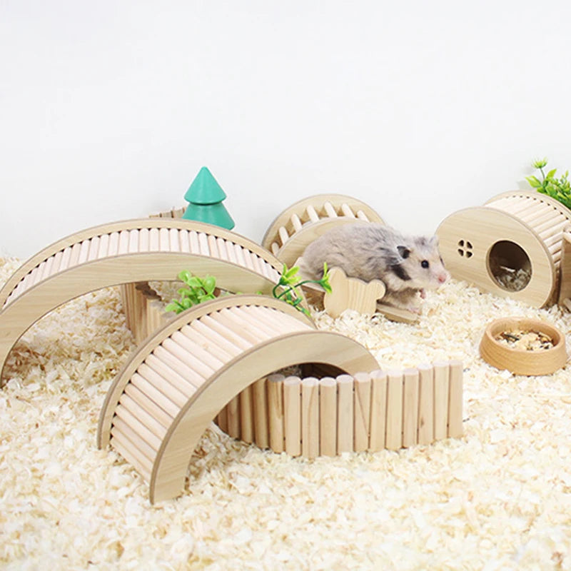 pont en bois hamster