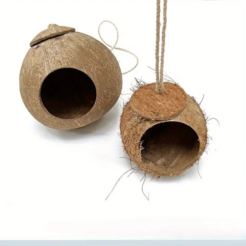 Nid d’oiseaux extérieur en coco