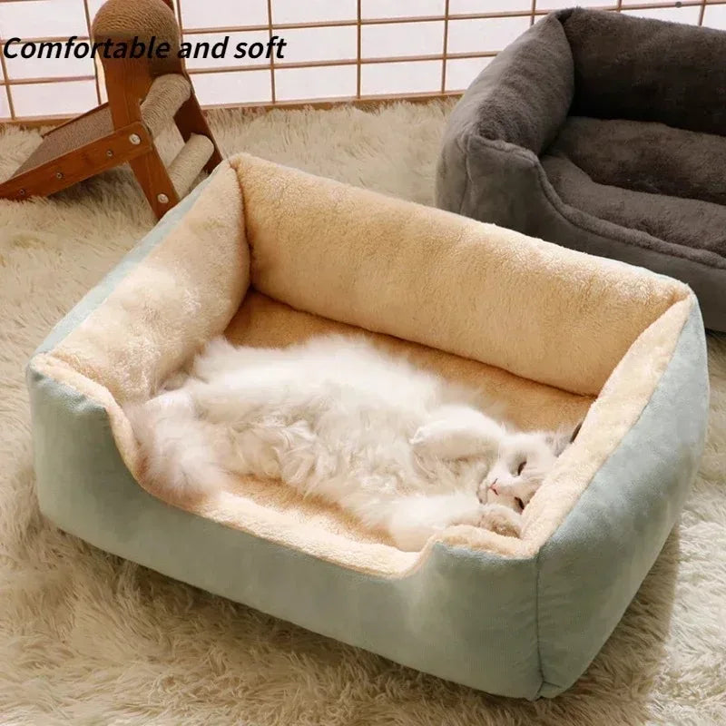 Panier rectangle basique chat