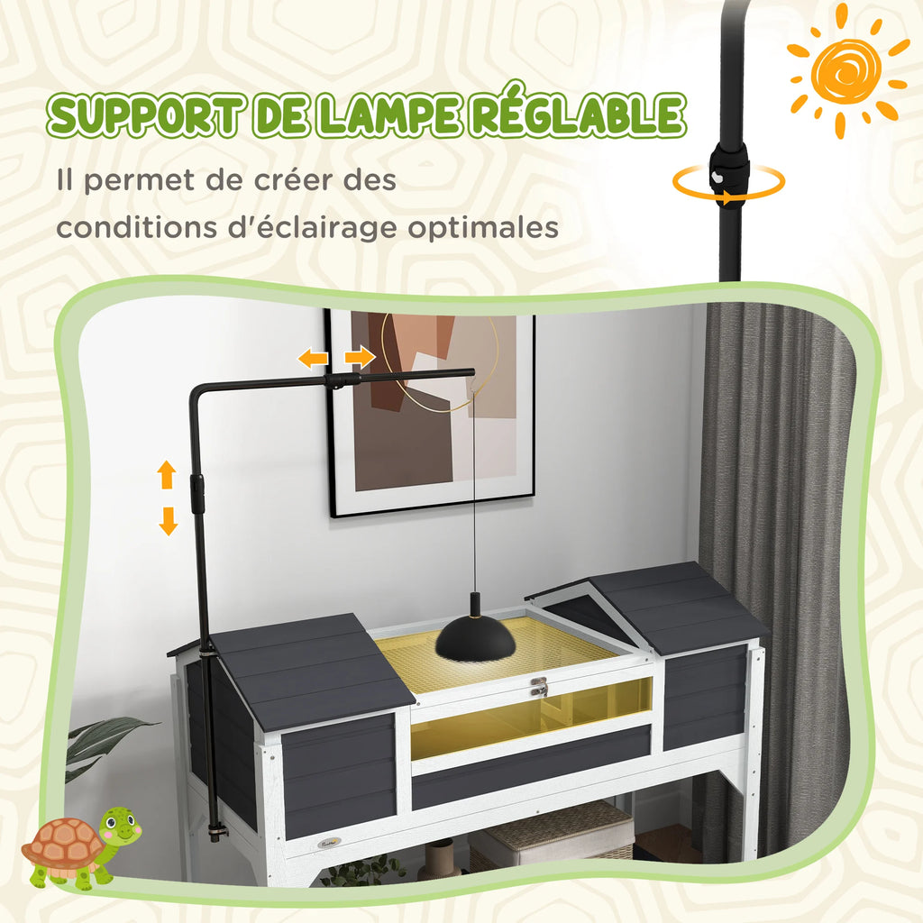 PawHut Maison tortue terrestre