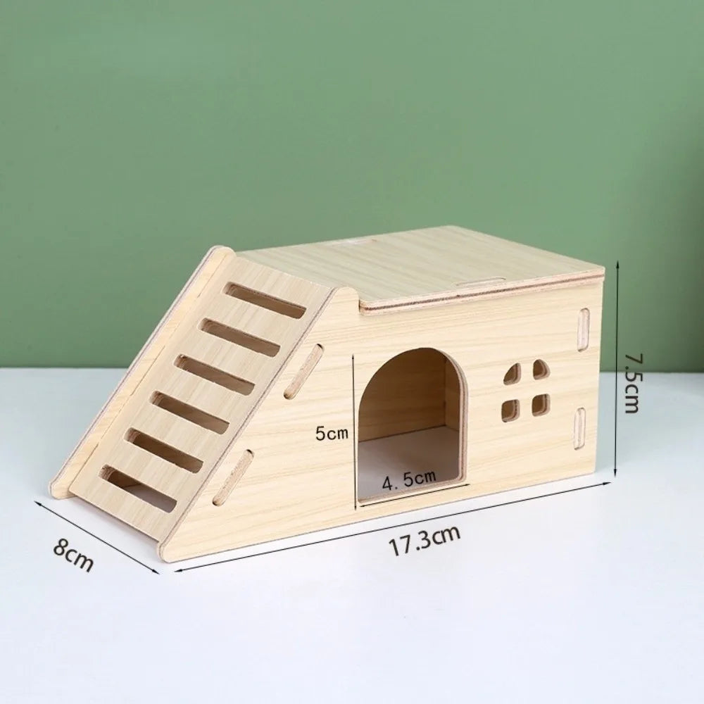 Jouets bois hamster