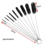 Lot 10 brosses pour tuyaux